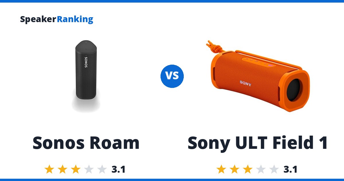 Sonos Roam vs Sony ULT Field 1