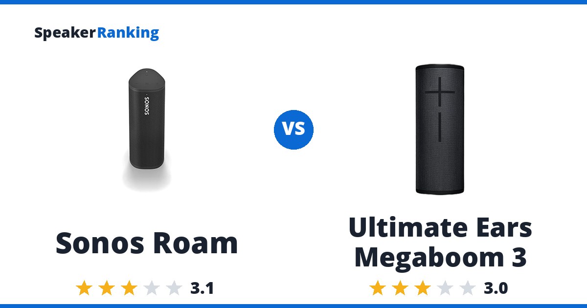 Sonos Roam vs Ultimate Ears Megaboom 3