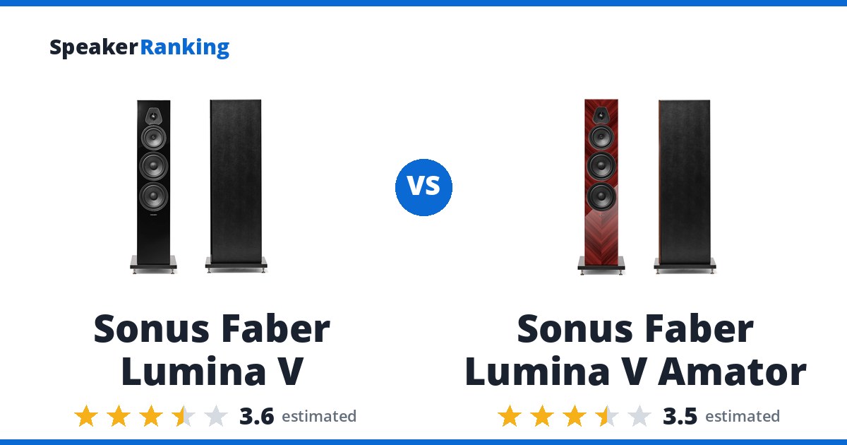 Sonus Faber Lumina V vs Sonus Faber Lumina V Amator