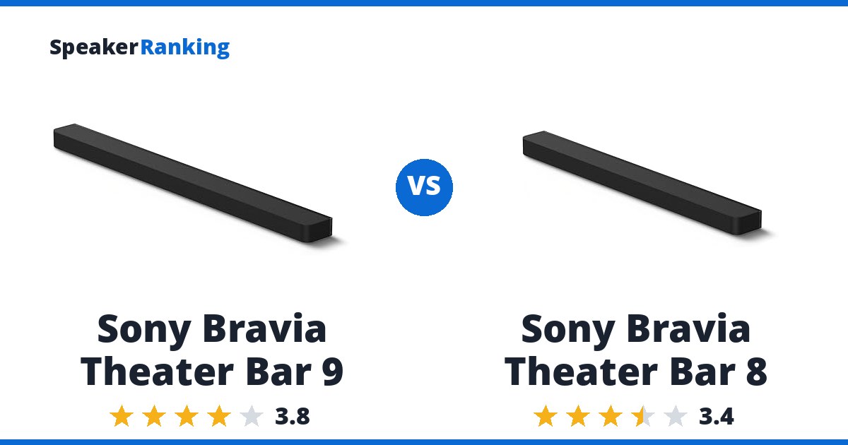 Sony Bravia Theater Bar 9 vs Sony Bravia Theater Bar 8
