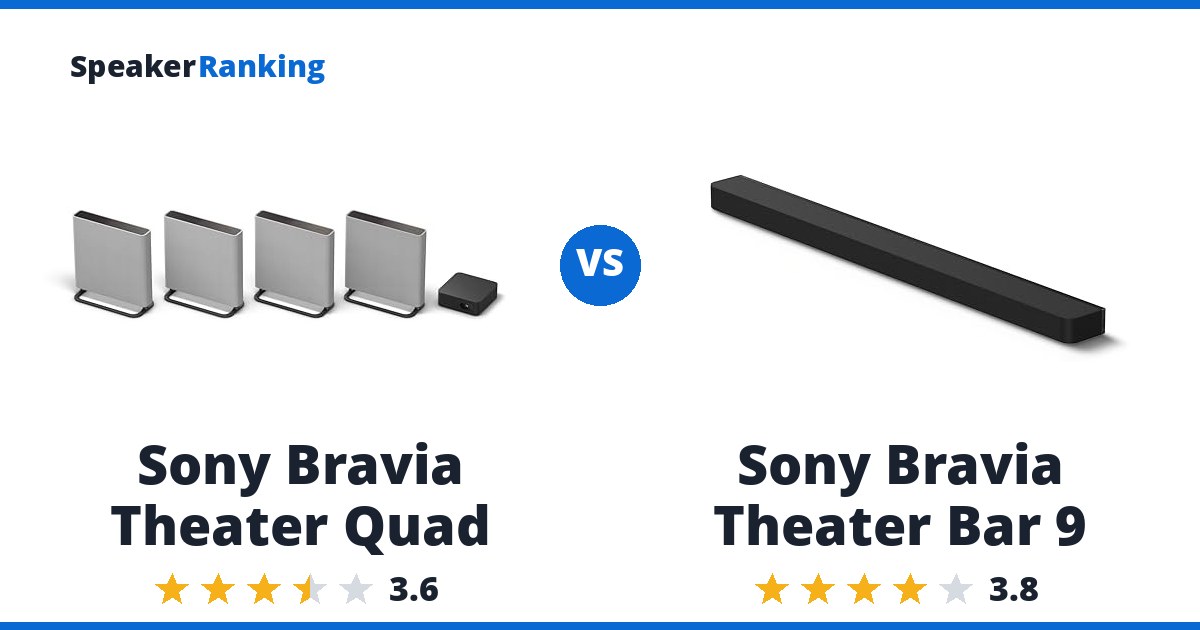 Sony Bravia Theater Quad vs Sony Bravia Theater Bar 9