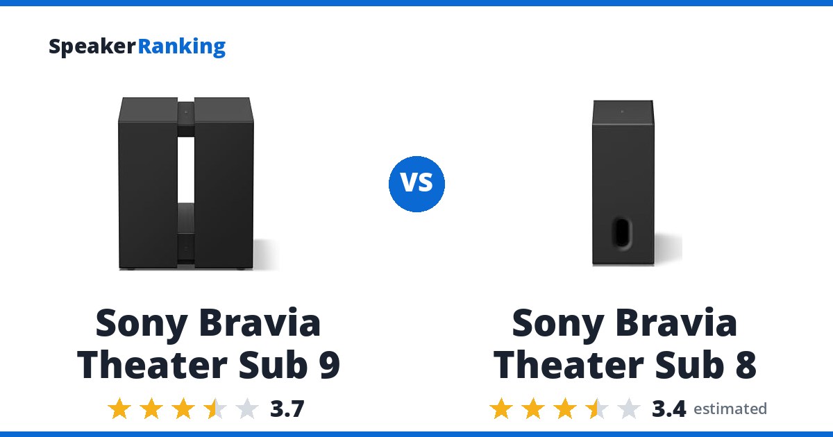 Sony Bravia Theater Sub 9 vs Sony Bravia Theater Sub 8
