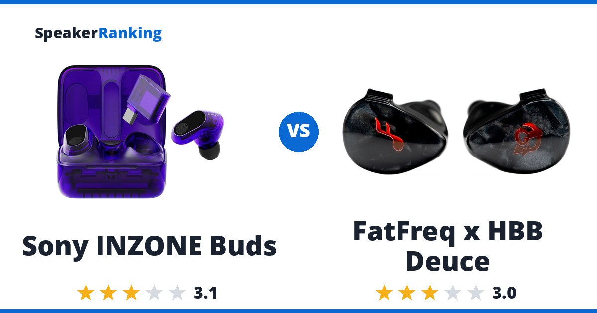 Sony INZONE Buds vs FatFreq x HBB Deuce