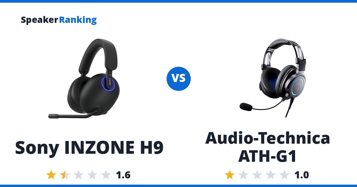 Sony INZONE H9 vs Audio-Technica ATH-G1