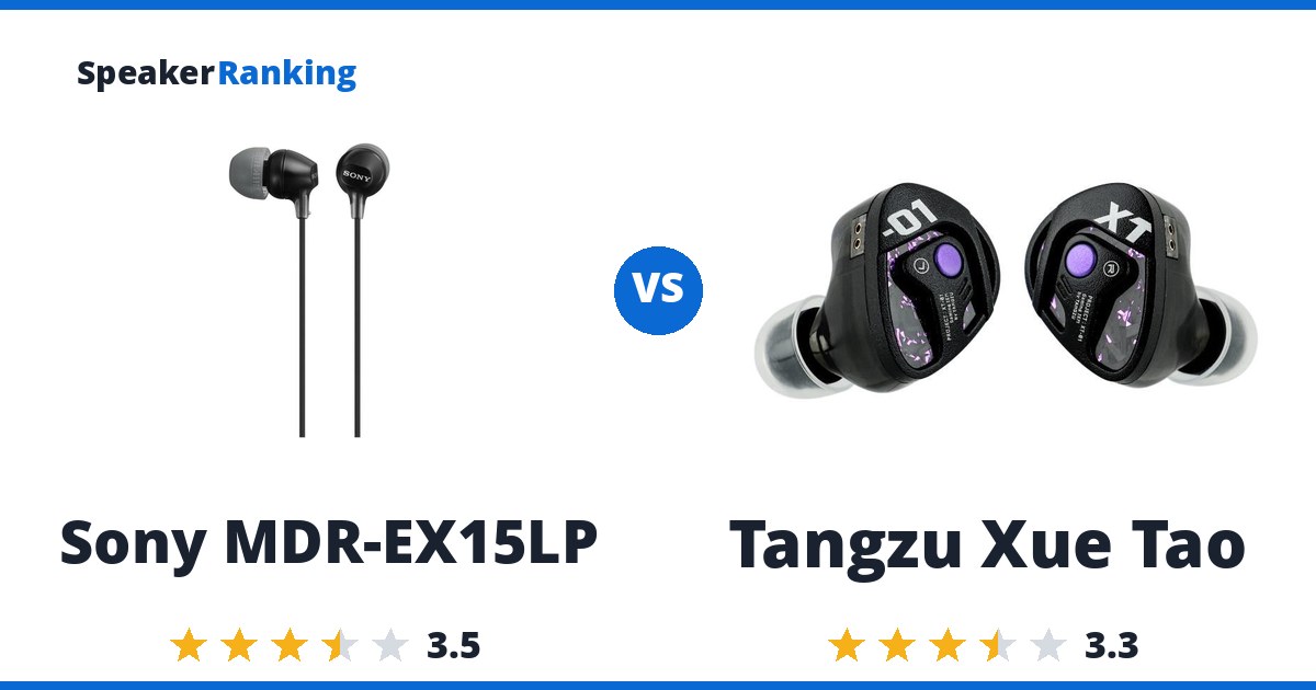 Sony MDR-EX15LP vs Tangzu Xue Tao