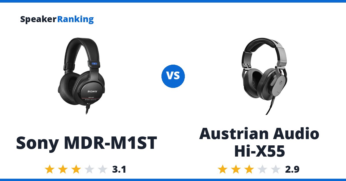Sony MDR-M1ST vs Austrian Audio Hi-X55