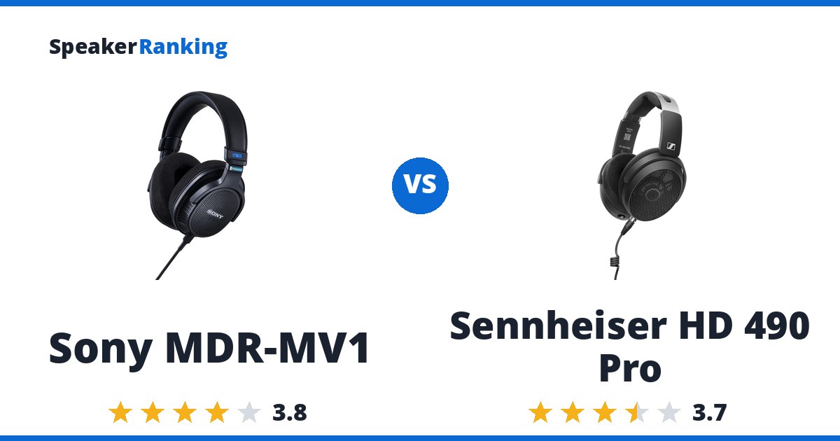 Sony MDR-MV1 vs Sennheiser HD 490 Pro