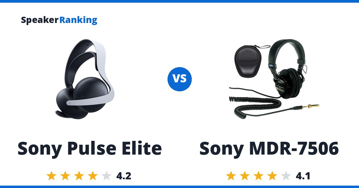 Sony Pulse Elite vs Sony MDR-7506