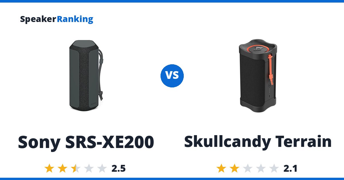 Sony SRS-XE200 vs Skullcandy Terrain