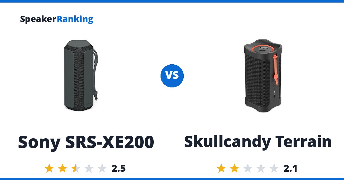 Sony SRS-XE200 vs Skullcandy Terrain