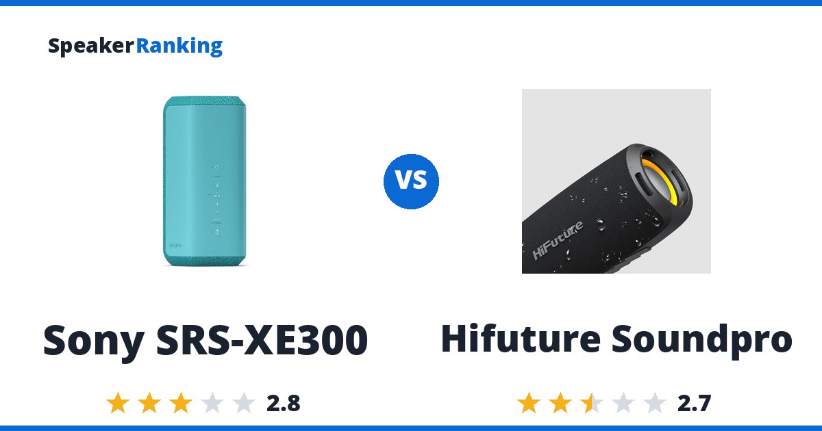 Sony SRS-XE300 vs Hifuture Soundpro