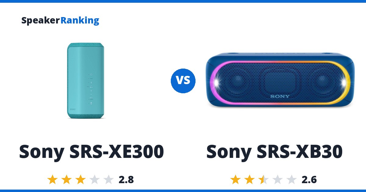 Sony SRS-XE300 vs Sony SRS-XB30