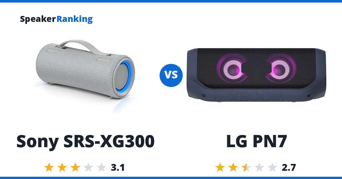 Sony SRS-XG300 vs LG PN7