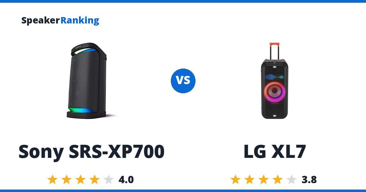 Sony SRS-XP700 vs LG XL7