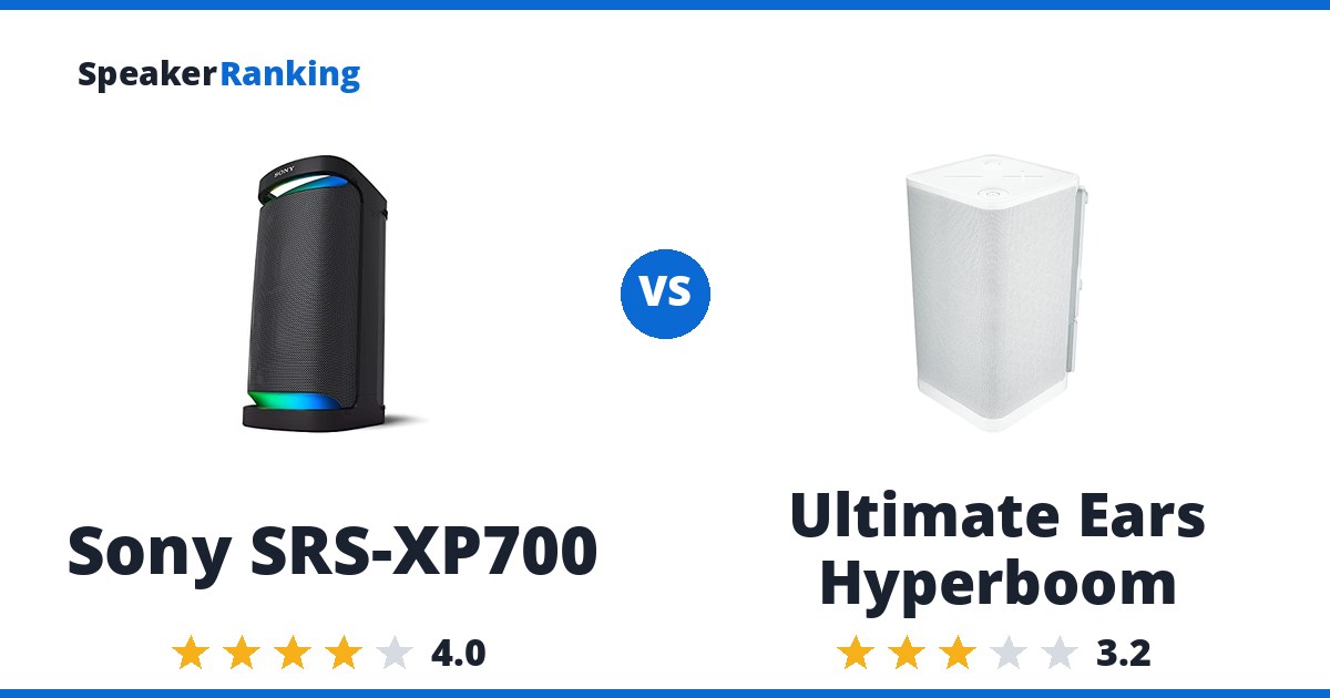 Sony SRS-XP700 vs Ultimate Ears Hyperboom