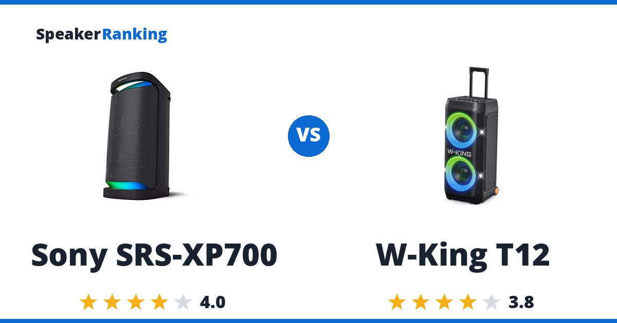 Sony SRS-XP700 vs W-King T12