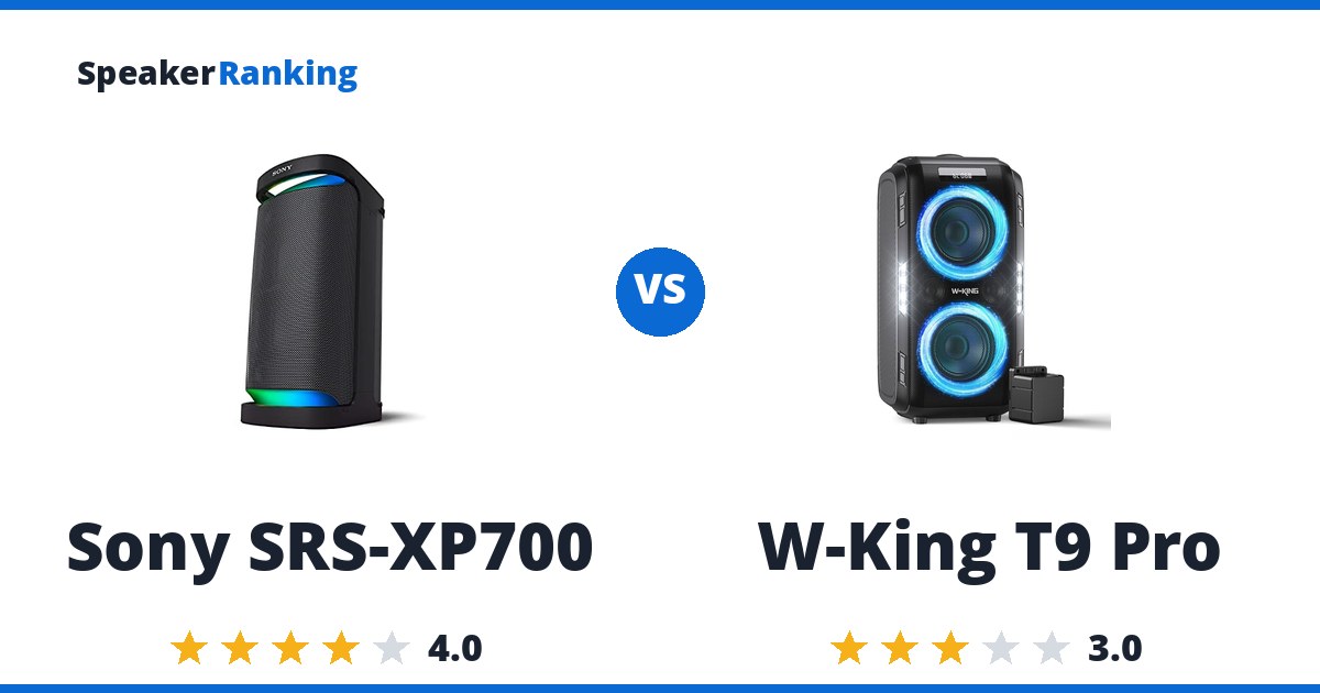 Sony SRS-XP700 vs W-King T9 Pro