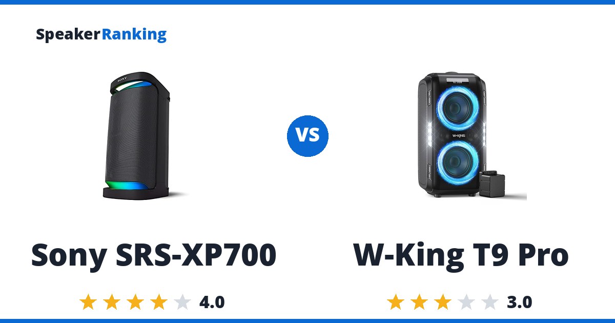 Sony SRS-XP700 vs W-King T9 Pro