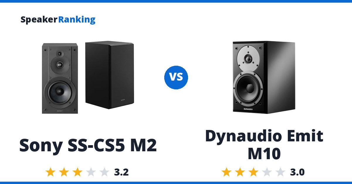 Sony SS-CS5 M2 vs Dynaudio Emit M10