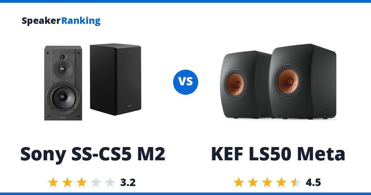 Sony SS-CS5 M2 vs KEF LS50 Meta