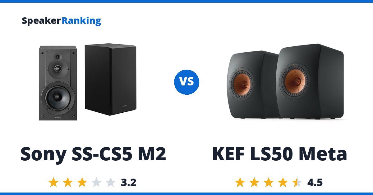 Sony SS-CS5 M2 vs KEF LS50 Meta