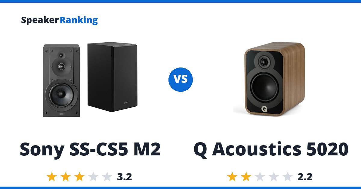 Sony SS-CS5 M2 vs Q Acoustics 5020
