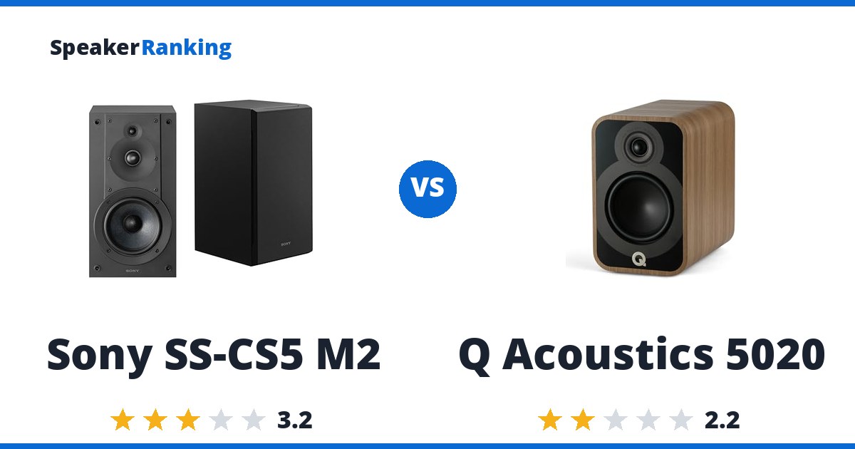 Sony SS-CS5 M2 vs Q Acoustics 5020