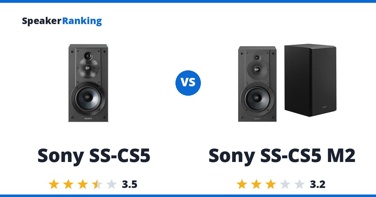 Sony SS-CS5 vs Sony SS-CS5 M2