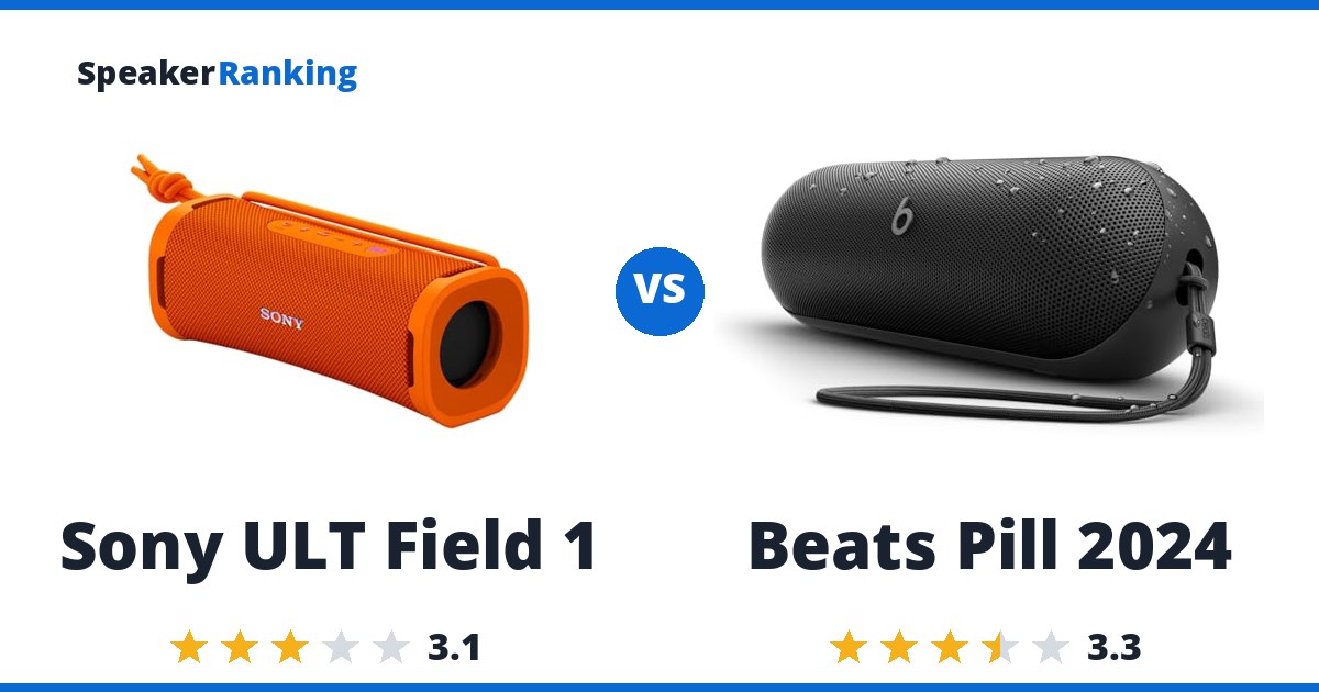 Sony ULT Field 1 vs Beats Pill 2024