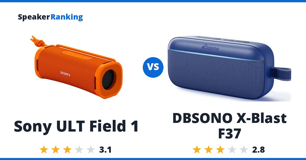 Sony ULT Field 1 vs DBSONO X-Blast F37