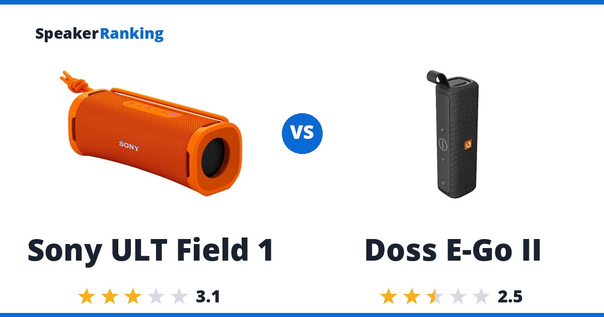 Sony ULT Field 1 vs Doss E-Go II