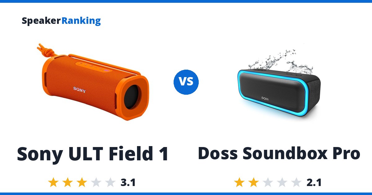 Sony ULT Field 1 vs Doss Soundbox Pro