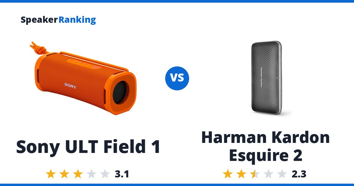 Sony ULT Field 1 vs Harman Kardon Esquire 2