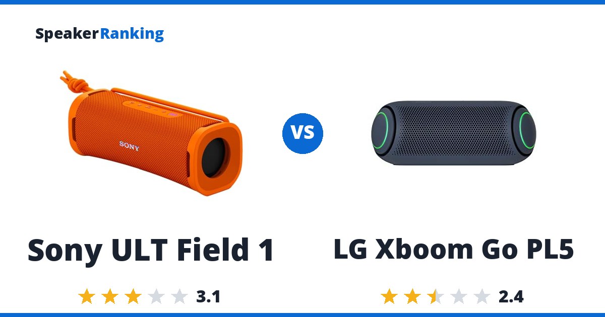 Sony ULT Field 1 vs LG Xboom Go PL5