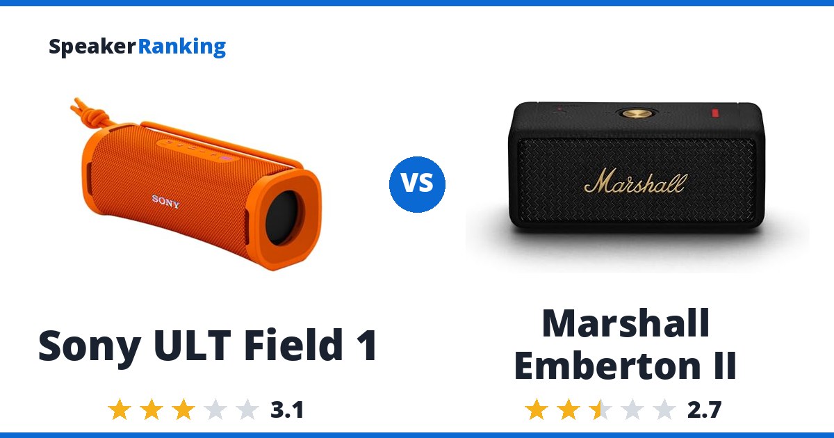 Sony ULT Field 1 vs Marshall Emberton II