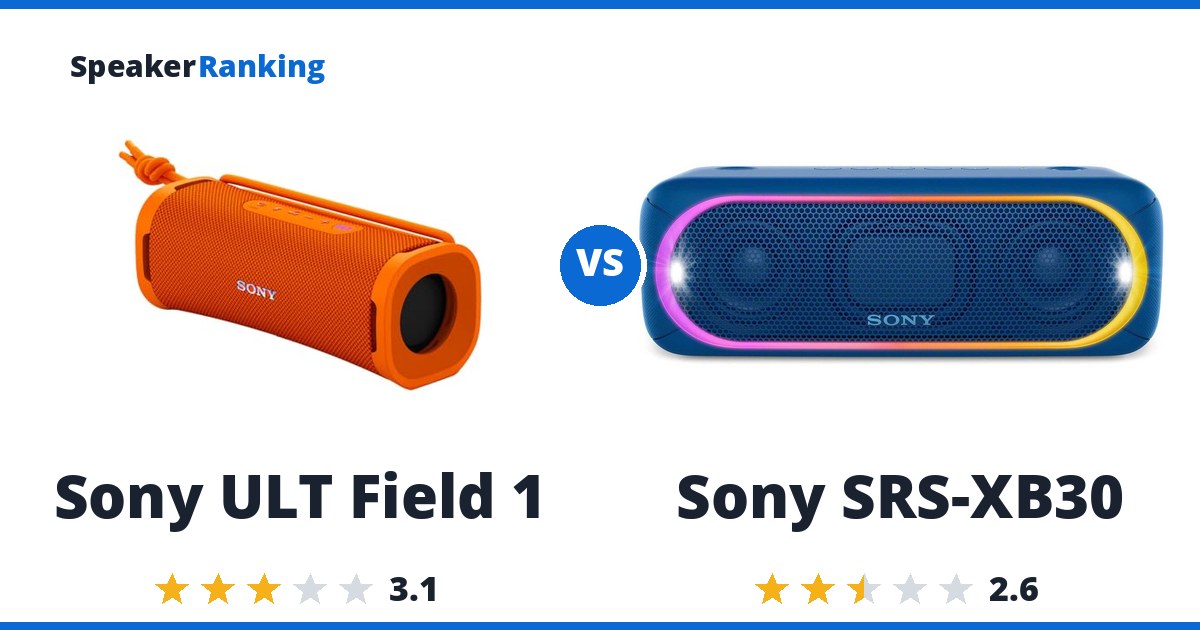Sony ULT Field 1 vs Sony SRS-XB30