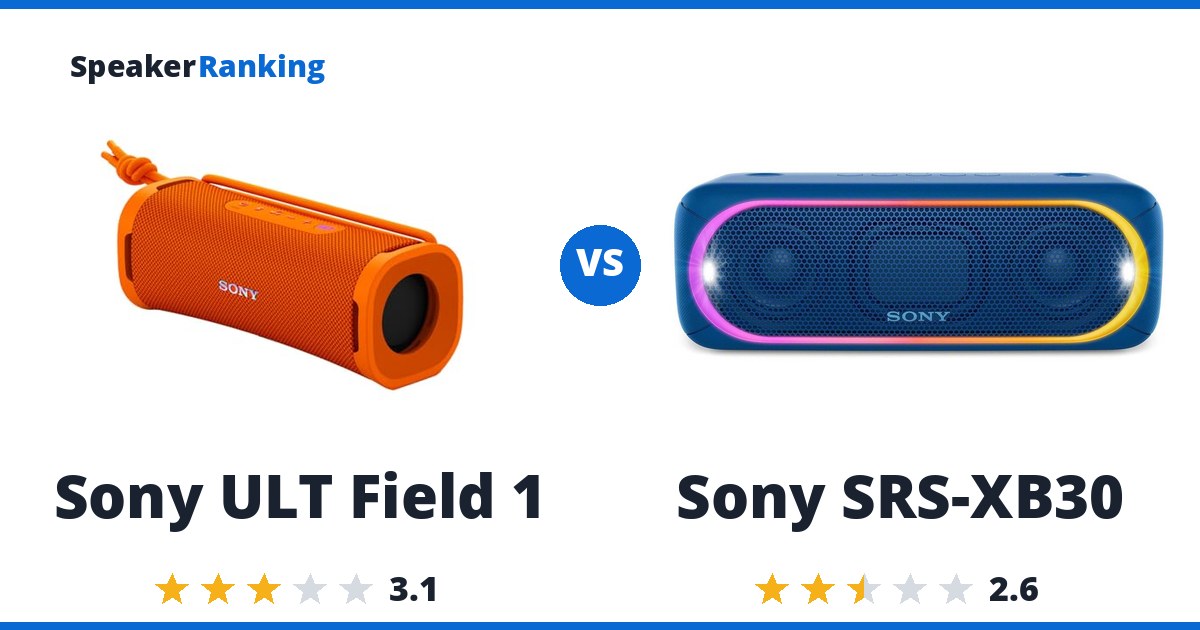 Sony ULT Field 1 vs Sony SRS-XB30