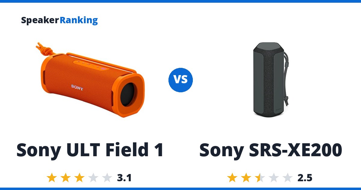 Sony ULT Field 1 vs Sony SRS-XE200