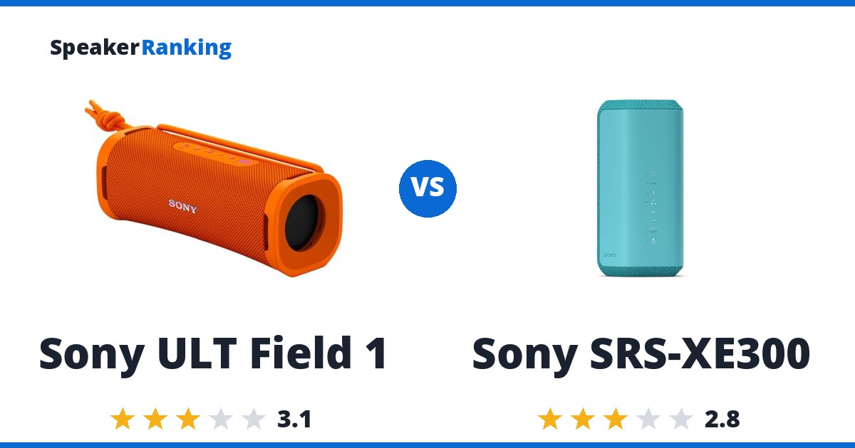 Sony ULT Field 1 vs Sony SRS-XE300