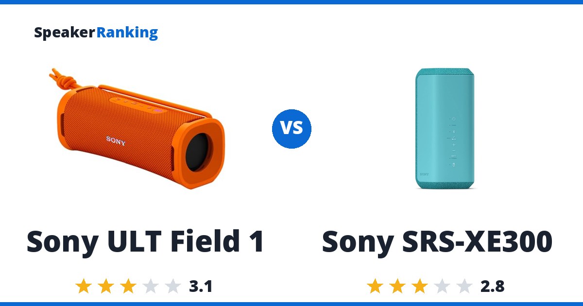 Sony ULT Field 1 vs Sony SRS-XE300