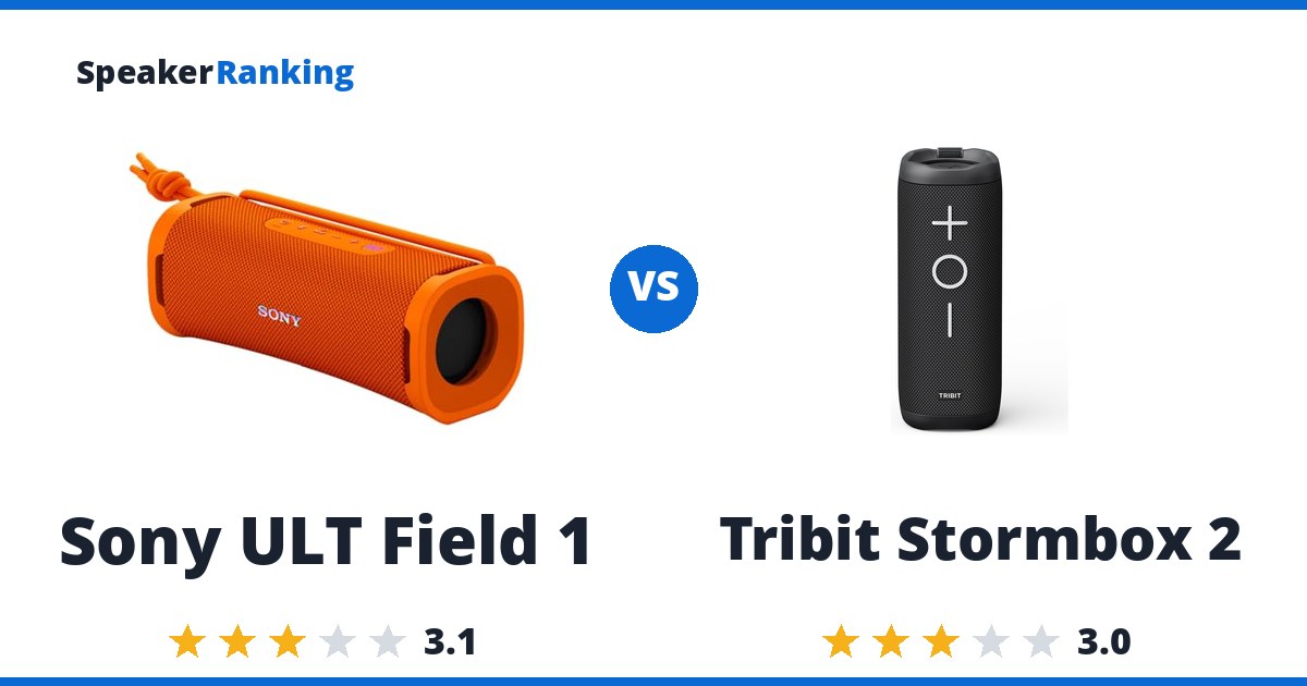 Sony ULT Field 1 vs Tribit Stormbox 2
