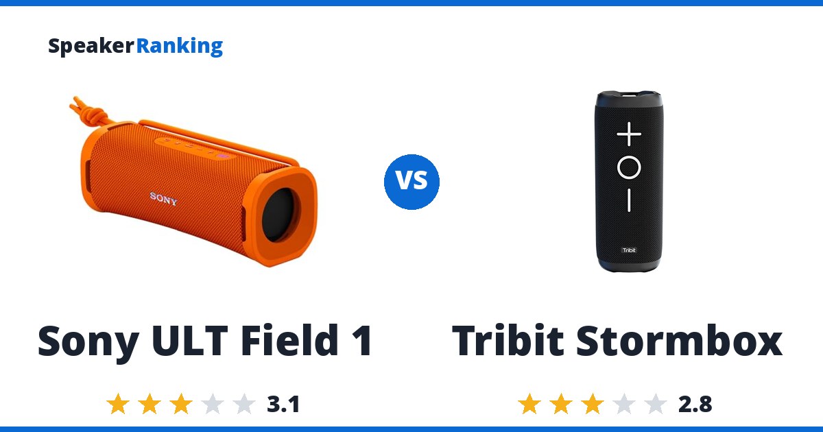 Sony ULT Field 1 vs Tribit Stormbox