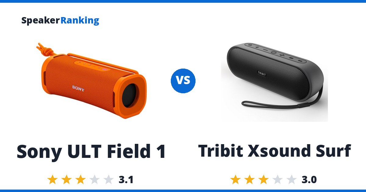 Sony ULT Field 1 vs Tribit Xsound Surf