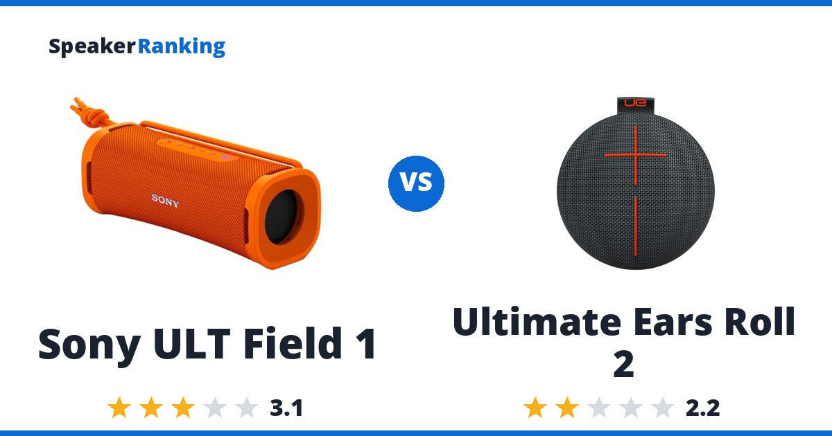 Sony ULT Field 1 vs Ultimate Ears Roll 2