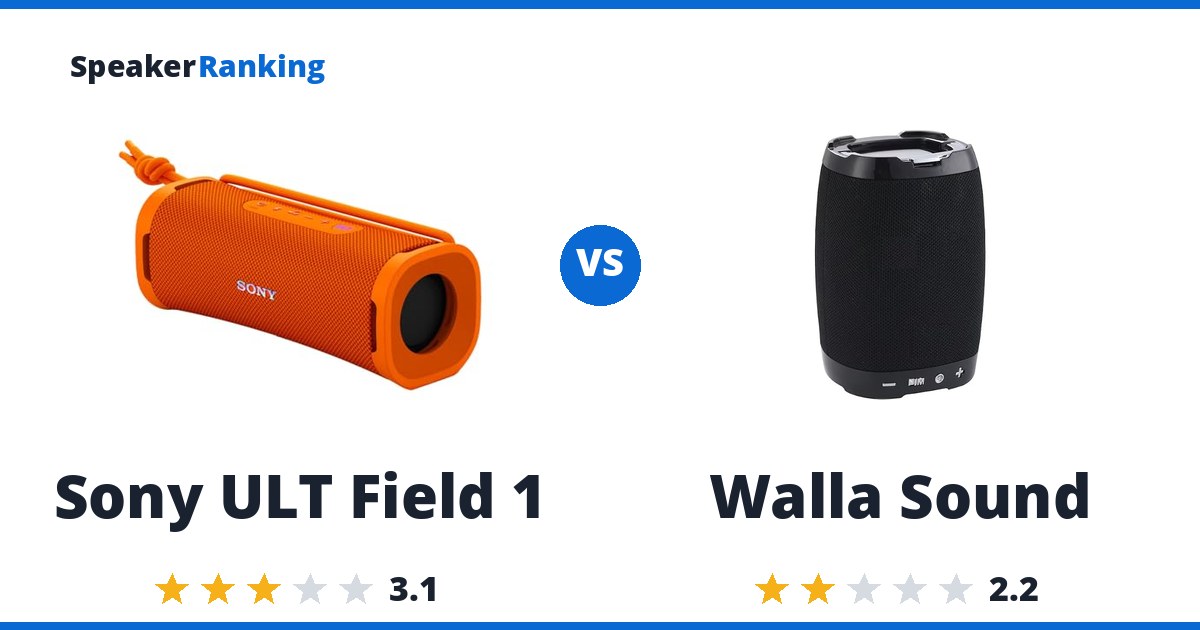 Sony ULT Field 1 vs Walla Sound