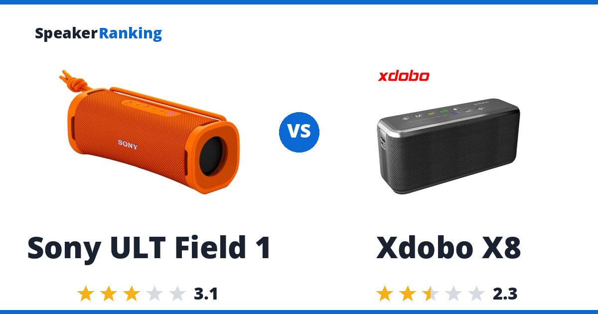 Sony ULT Field 1 vs Xdobo X8