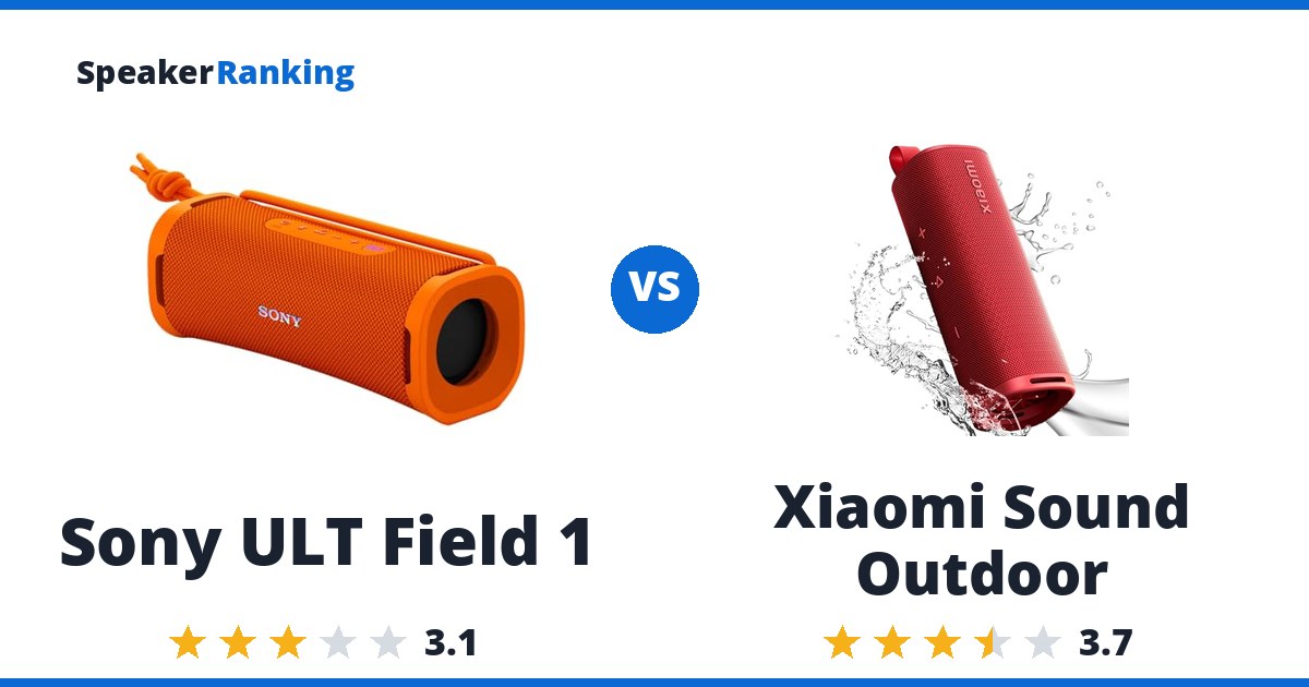 Sony ULT Field 1 vs Xiaomi Sound Outdoor
