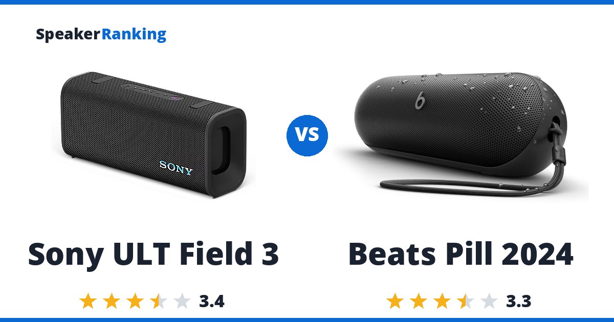 Sony ULT Field 3 vs Beats Pill 2024