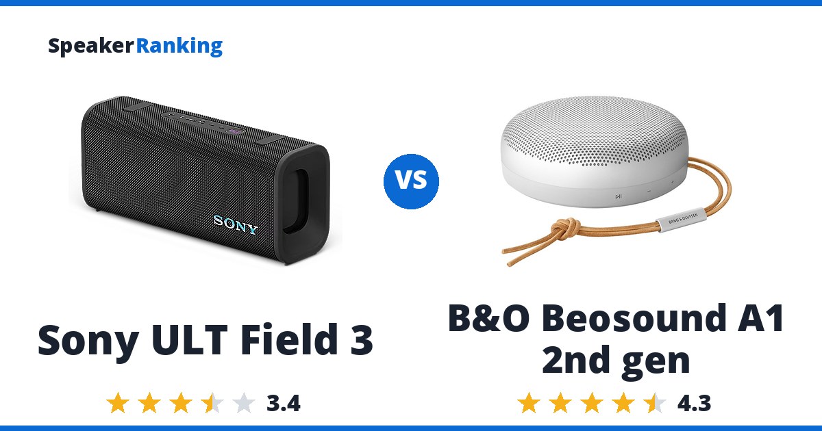 Sony ULT Field 3 vs B&O Beosound A1 2nd gen