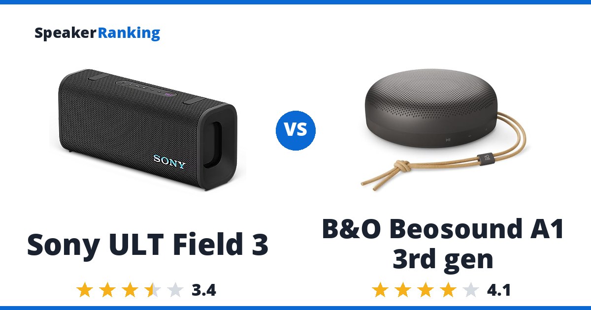 Sony ULT Field 3 vs B&O Beosound A1 3rd gen